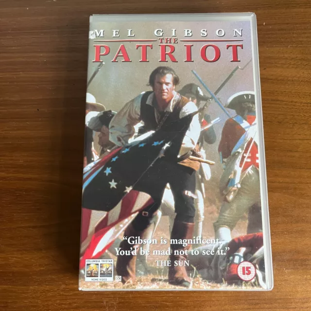 The Patriot: VHS Video Big Box Ex Rental Mel Gibson Chris Cooper Heath Ledger