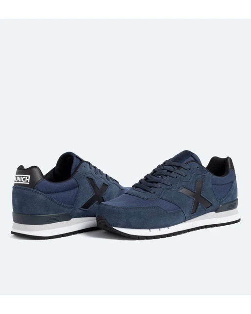 Chaussures sportif Sneakers HOMME Munich DASH 104 Blue Casual Lifestyle