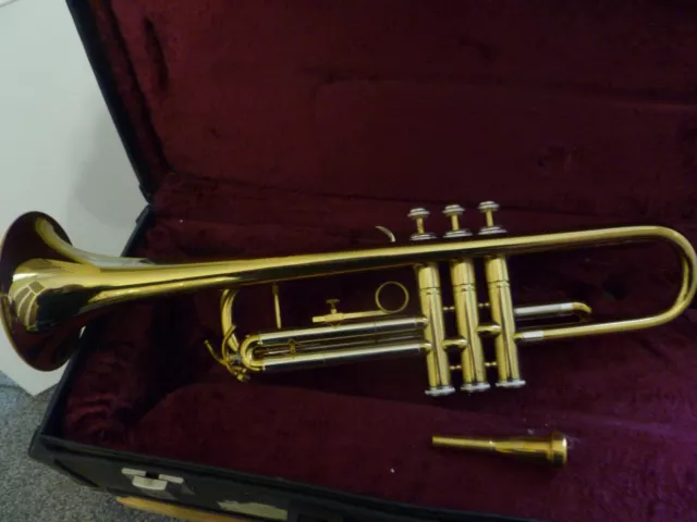 B & M Champion 808 Trumpet in Good Condition with Original Case Ser No. 136948