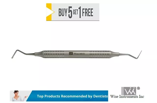 Wise Dental Cord Packer Gingival 45º Offset Point Serrated A55.Cord Retraction