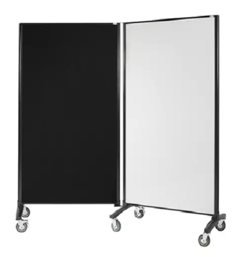 Mobile Whiteboard Pinboard Room Divider