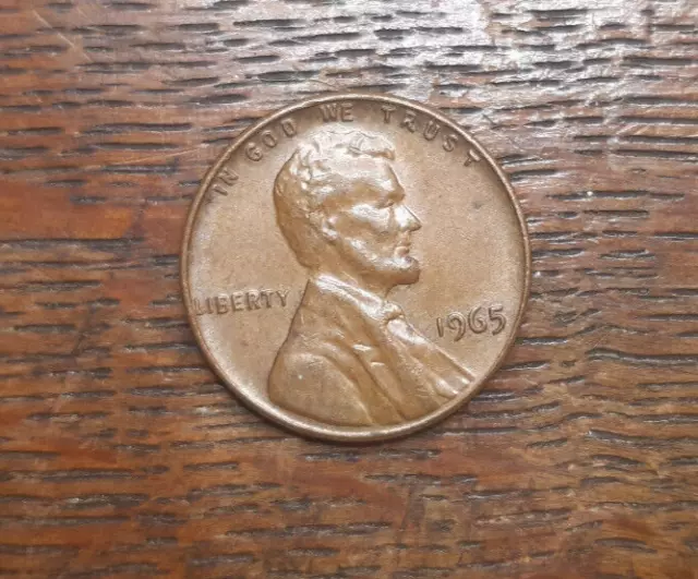 USA 1 Cent Lincoln Memorial Penny 1965