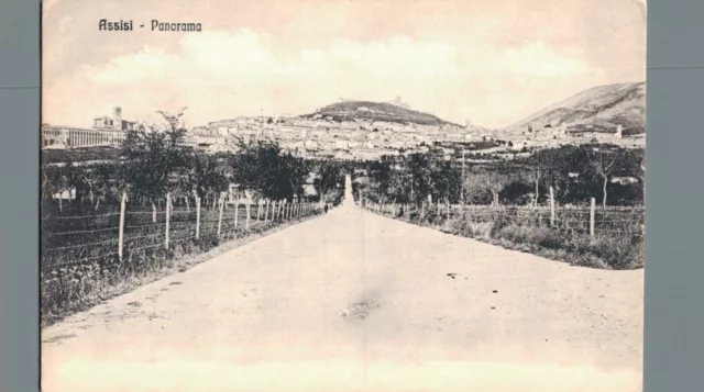 Perugia Assisi panorama F. piccolo non spedita