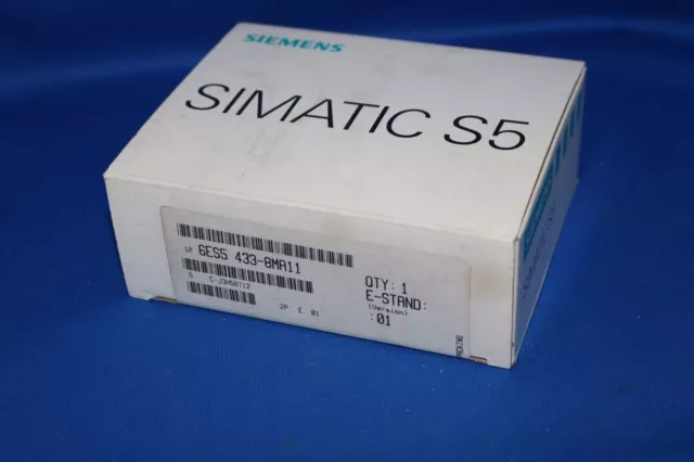 Etanche Siemens Simatic S5 6Es5433-8Ma11 6Es5 433-8Ma11 Module D'entree...