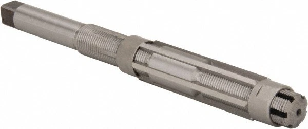 Made in USA Size H, Straight Shank Hand Adjustable Reamer