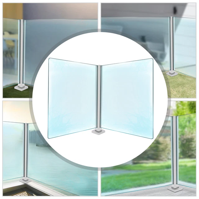 Glass Railing Post Corner Post Stainless Steel Balustrade for Balcony Stairs New