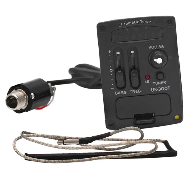 uk 300t 2 Band Ukulele Mikro Piezo Vorverstärker für Ukulele Zubehör