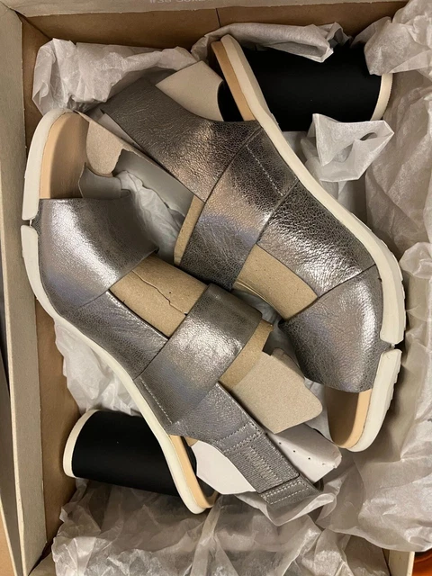 Clarks on sale silver heels