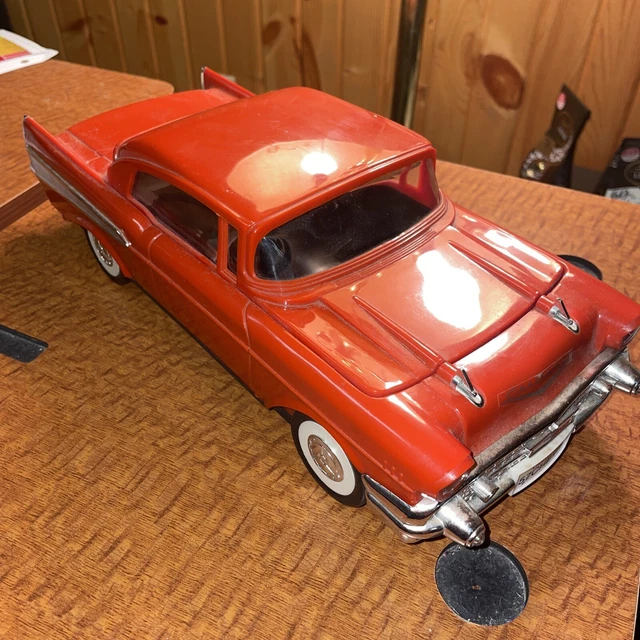 57 CHEVY CAR Red VHS Video Cassette Rewinder SOLIDEX V1957A Vintage No