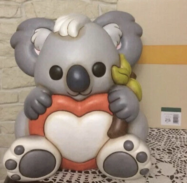Thun Koala Maxi, San Valentino, Cuore Love,con Scatola Originale. 30 cm