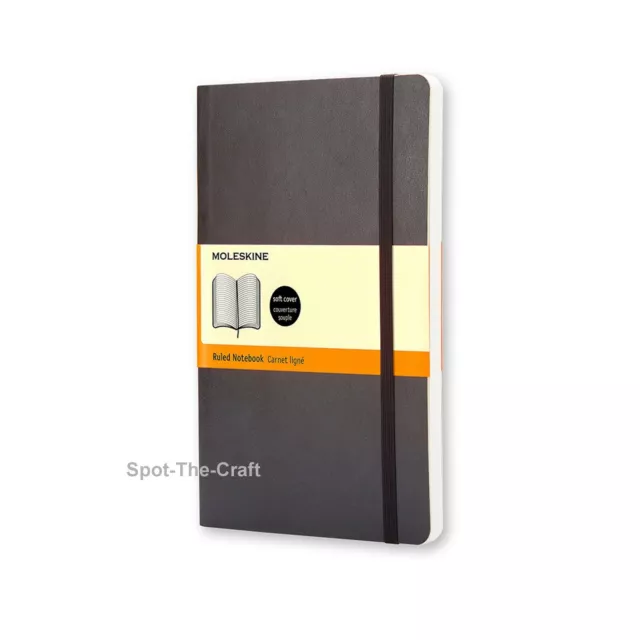 Moleskine Notebook Classic Pocket Black Ruled Soft Cover