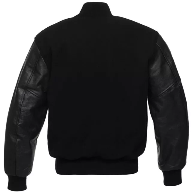 SJI Sports King Letterman bomber Varsity jacket Leather-Sleeve Premium Quality 2