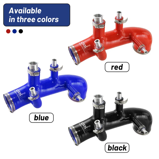 Silicone Turbo Intake Hose & Clamps for Subaru Impreza WRX STI EJ20 1998-2000