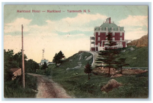 Yarmouth Nova Scotia Canada Postcard Markland Markland Hotel c1910 Antique