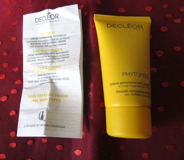 DECLEOR PHYTOPEEL SMOOTH exfoliating cream50mlI combine postage £40.