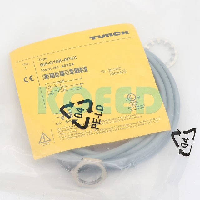 Interruttore sensore di prossimità Turck 1pz nuovo Bi10-G30-RP6X