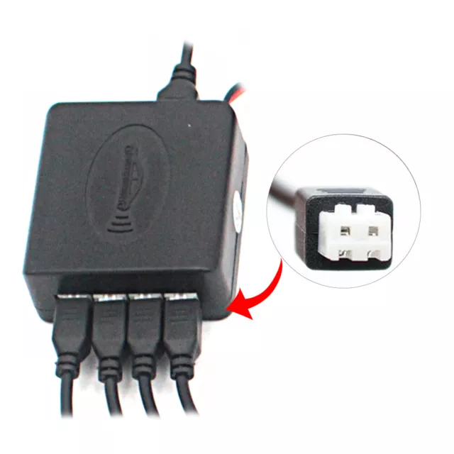 4Pcs Car Parking Sensors Reverse Backup Buzzer Radar Alarm System Kit Waterproof