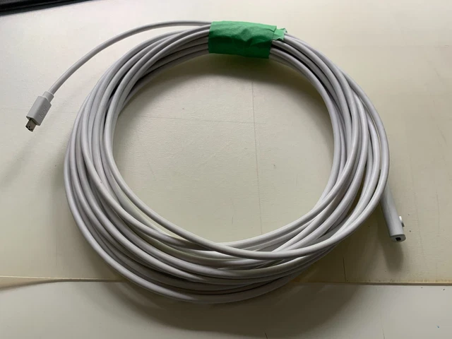 USED - LOGITECH Rally Mic Pod Extension Cable ( 952-000047 ) 10m or 32. ...