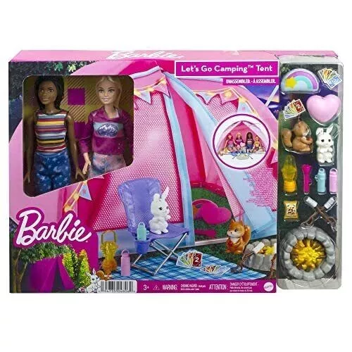 BARBIE LETS GO CAMPING TENT Mattel toy 59.99 PicClick UK