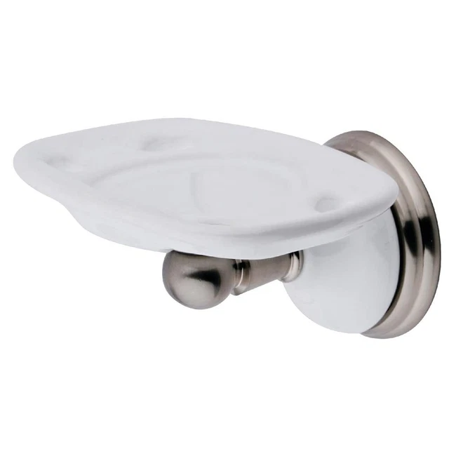 Kingston Brass BA1116SN Victorian Toothbrush and Tumbler Holder, 5-1/4-Inch