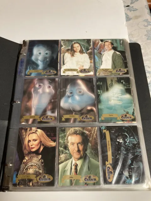 1995 Casper Movie Series Complete Base Set Of 119 Trading Cards  **Mint**