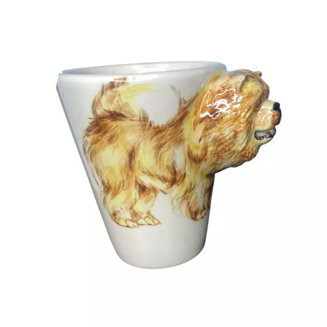 Blue Witch Chow Chow Dog 3D Coffee Tea Mug 8oz Ceramic Bondy Pet head Pristine