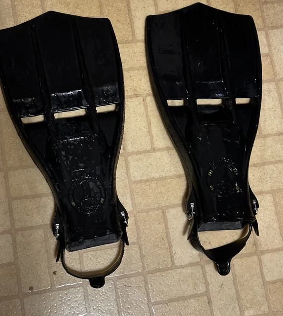 AQUA LUNG SUPER Rocket Fins US Navy SEAL Military Black Swim Fins UDT