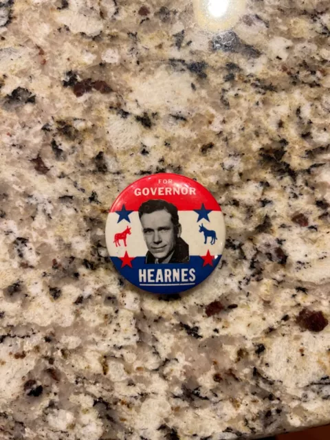 1964 Warren Hearnes - Missouri Governor - 1 3/4” Cello Picture Campaign Button