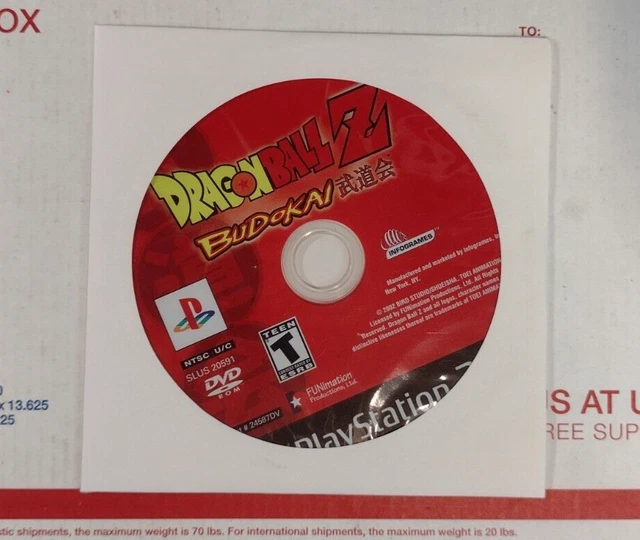 Jeu Dragon Ball Z Budokai - PS2 Version PAL FR Complète Avec Boîte Et Manuel, Très Bon état