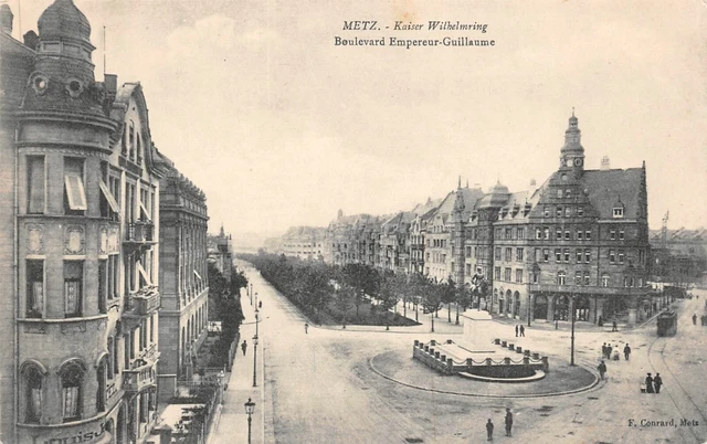 CPA - METZ boulevard empereur Guillaume