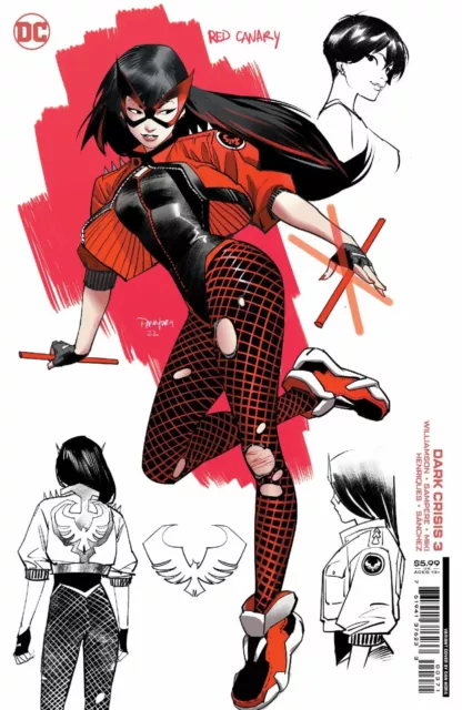 DARK CRISIS #3 (DAN MORA RED CANARY DESIGN VARIANT)(2022) COMIC BOOK ~ DC Comics