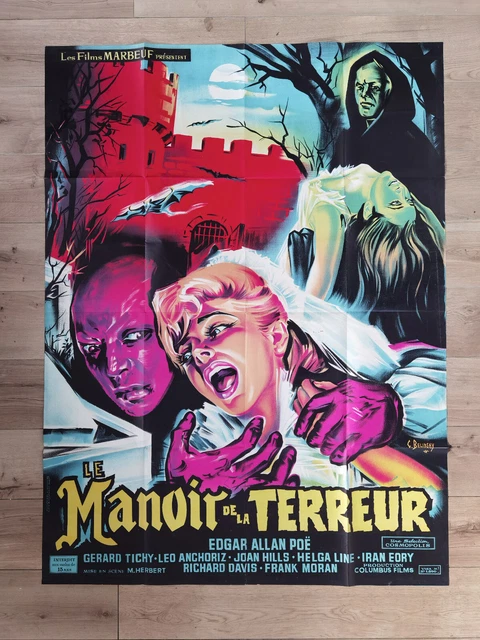 Affiche de cinema - Le Manoir de la Terreur 120x160- Belinsky - 1963