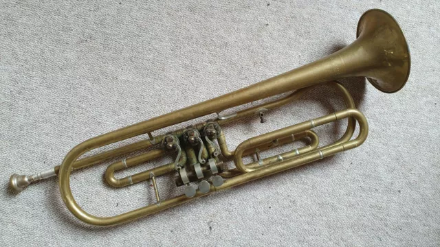 Used rotary  Eb trumpet "Lidl Brno"