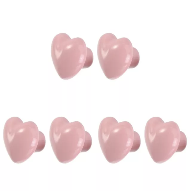 3 perillas de tocador en forma de corazón perillas de cajón de corazón perillas de cajón para niños