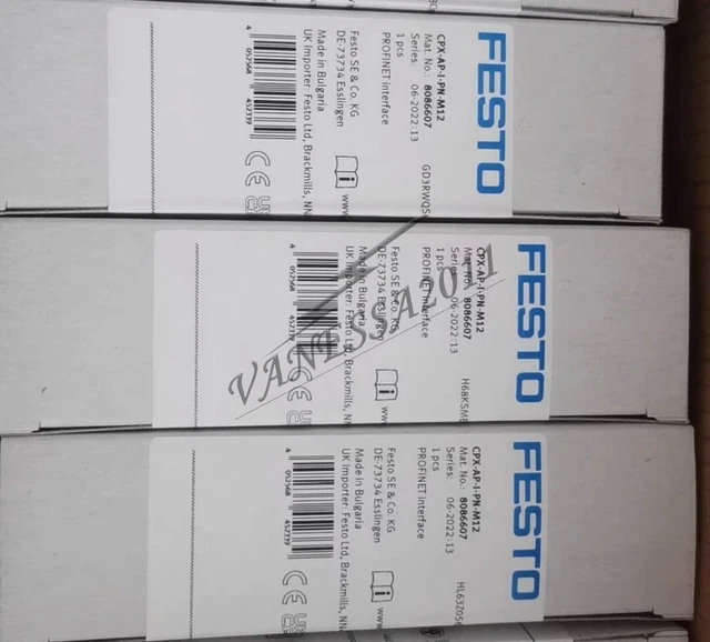 1PCS NEUF FESTO Valve Terminal Profinet Interface CPX-AP-I-PN-M12 ...