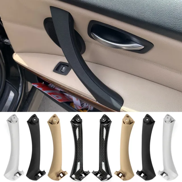 Left Right Inner Outer Door Panel Handle Pull Trim Cover For BMW E90 328i 2-6PCS 3