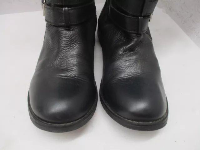 Zigi Girl Reagan Black Leather Knee High Boots Womens Size 7.5 M 3