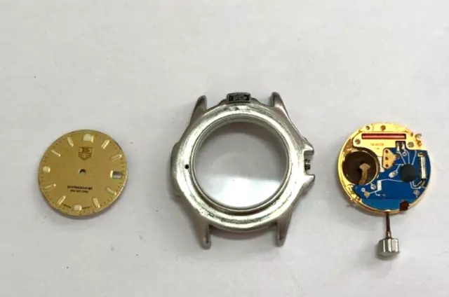 Case And Dial Tag Heuer plus Movement and set of hands For Parts