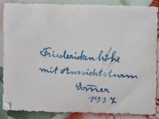 Foto 1937 Aussichtsturm Friederickenhöhe turm I5 2
