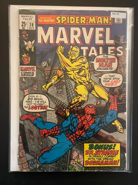 Marvel Tales 28 Vol 2 Low Grade 2.5 Marvel Comic Book D62-45