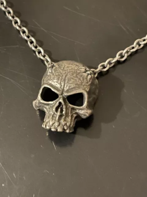 The Alchemist - Alchemy Gothic Necklace - Fantasy Skull Necklace Skull