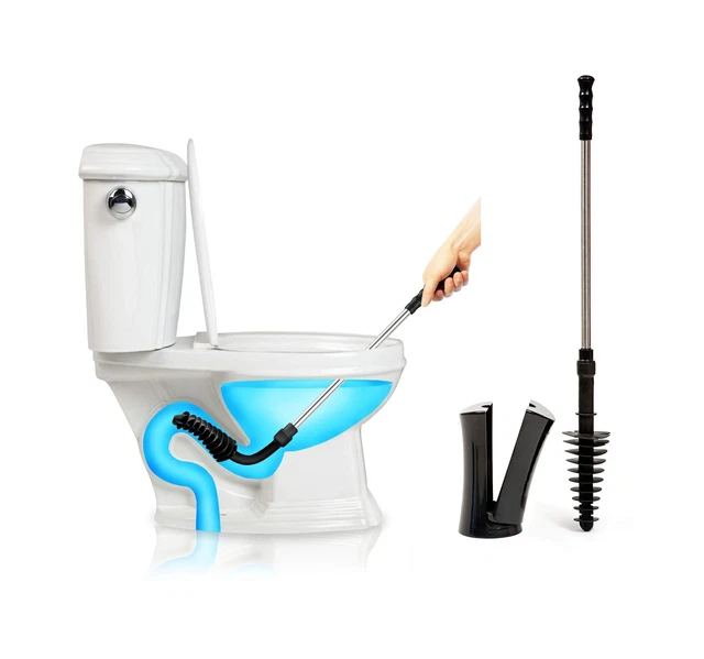 ToiletShroom Revolutionary Plunger, Squeegee, Clog Remover, Drain Cleaner, Ba...