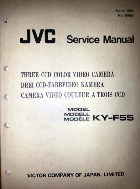 JVC KY-F55 Service Manual