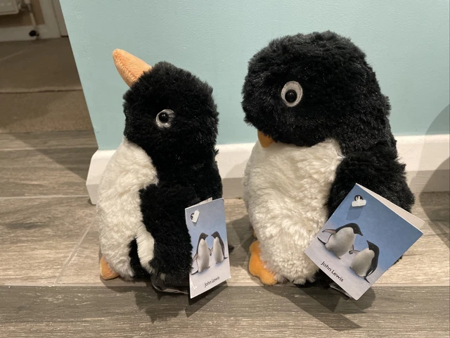 JOHN LEWIS MONTY and Mabel Soft Toy Penguins 2014 Christmas Advert New