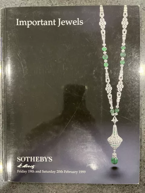 Sothebys St. Moritz IMPORTANT JEWELS February 1999 Auction Catalog