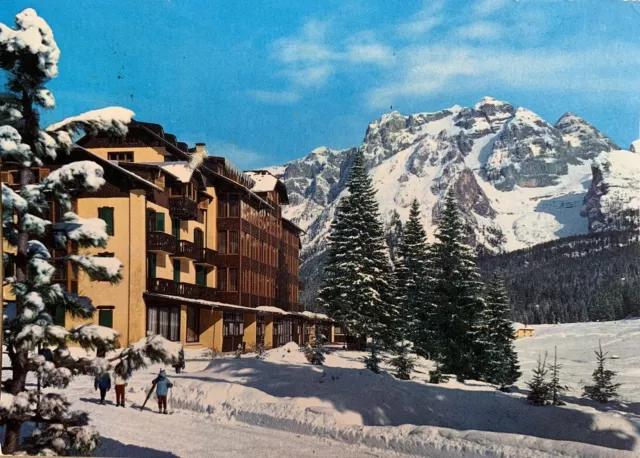 Cartolina Madonna di Campiglio Trento Golf Hotel viaggiata