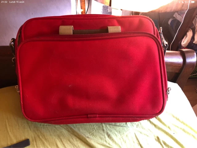 SAC DE VOYAGE Rouge Lancel EUR 100 00 PicClick FR