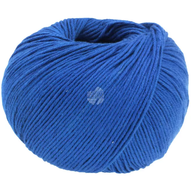 Wolle Kreativ! Lana Grossa - Cotton Love - Fb. 31 blau 50 g