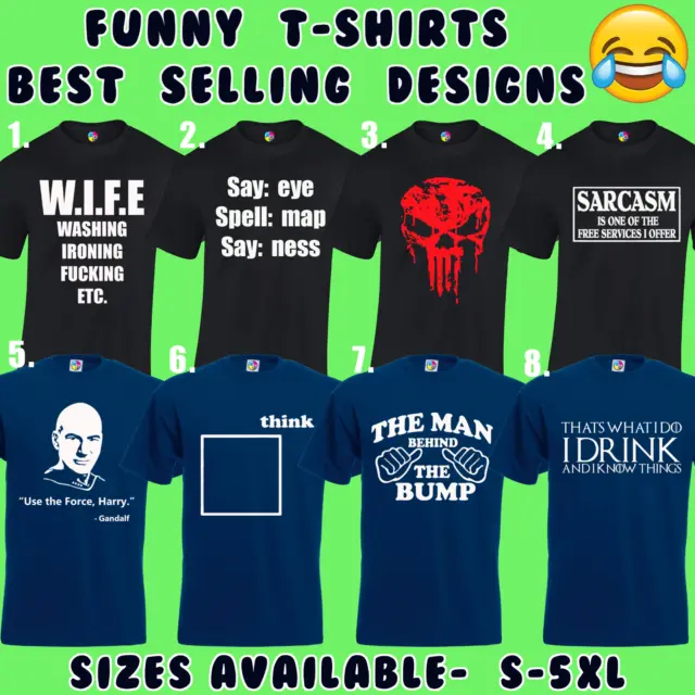 Funny T Shirts Mens T-Shirt Top Joke Novelty Tee Rude Design Gift S - 5Xl (Md30)