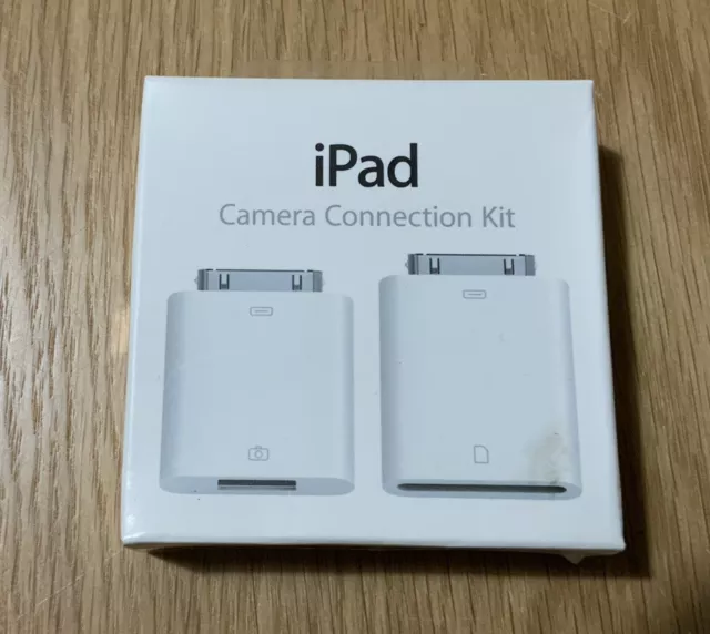 Genuine Apple iPad Camera Connection Kit - Model A1362 A1358 - MC531ZM/A Card Re